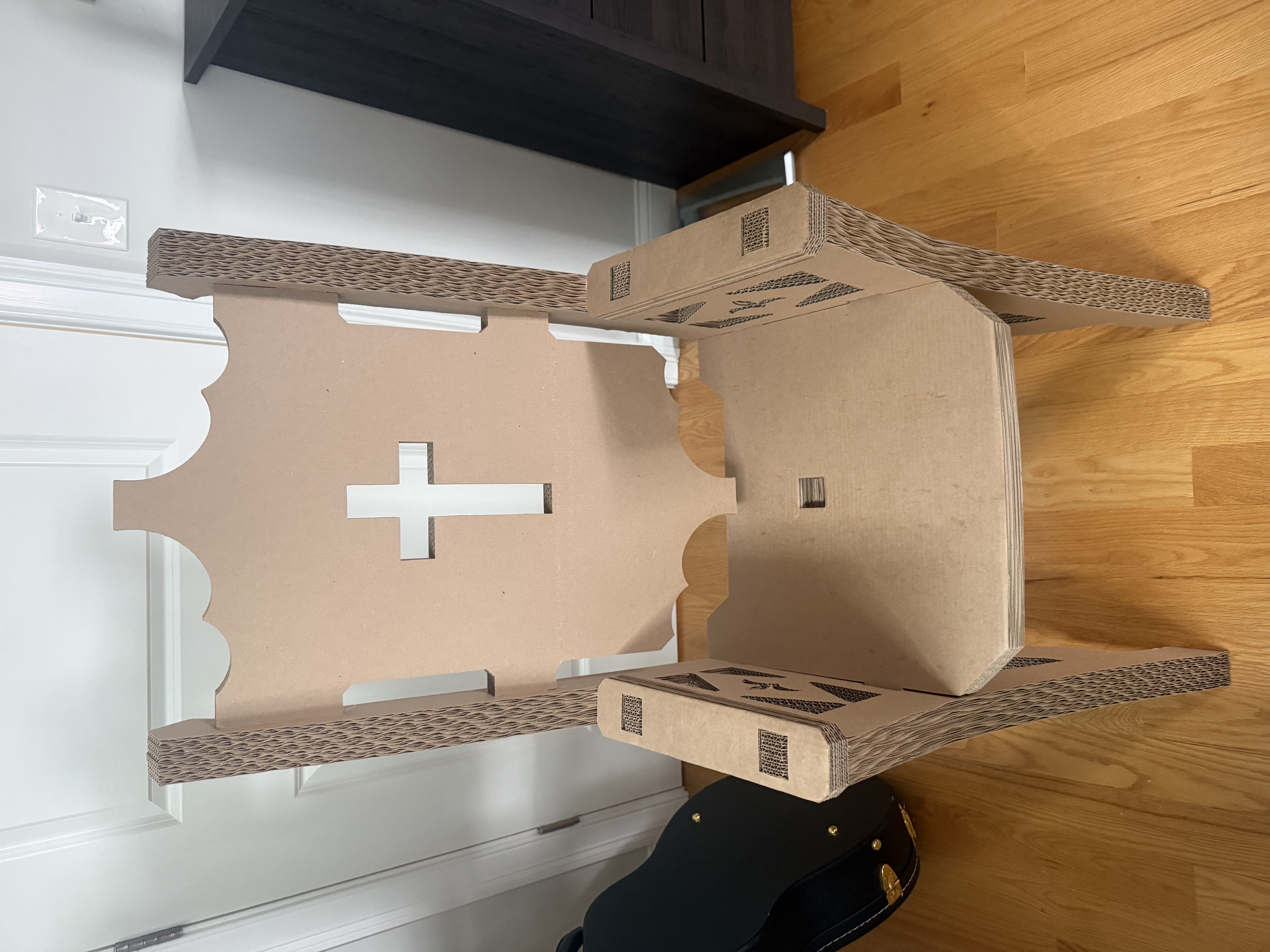 Cardboard Chair (Front View)