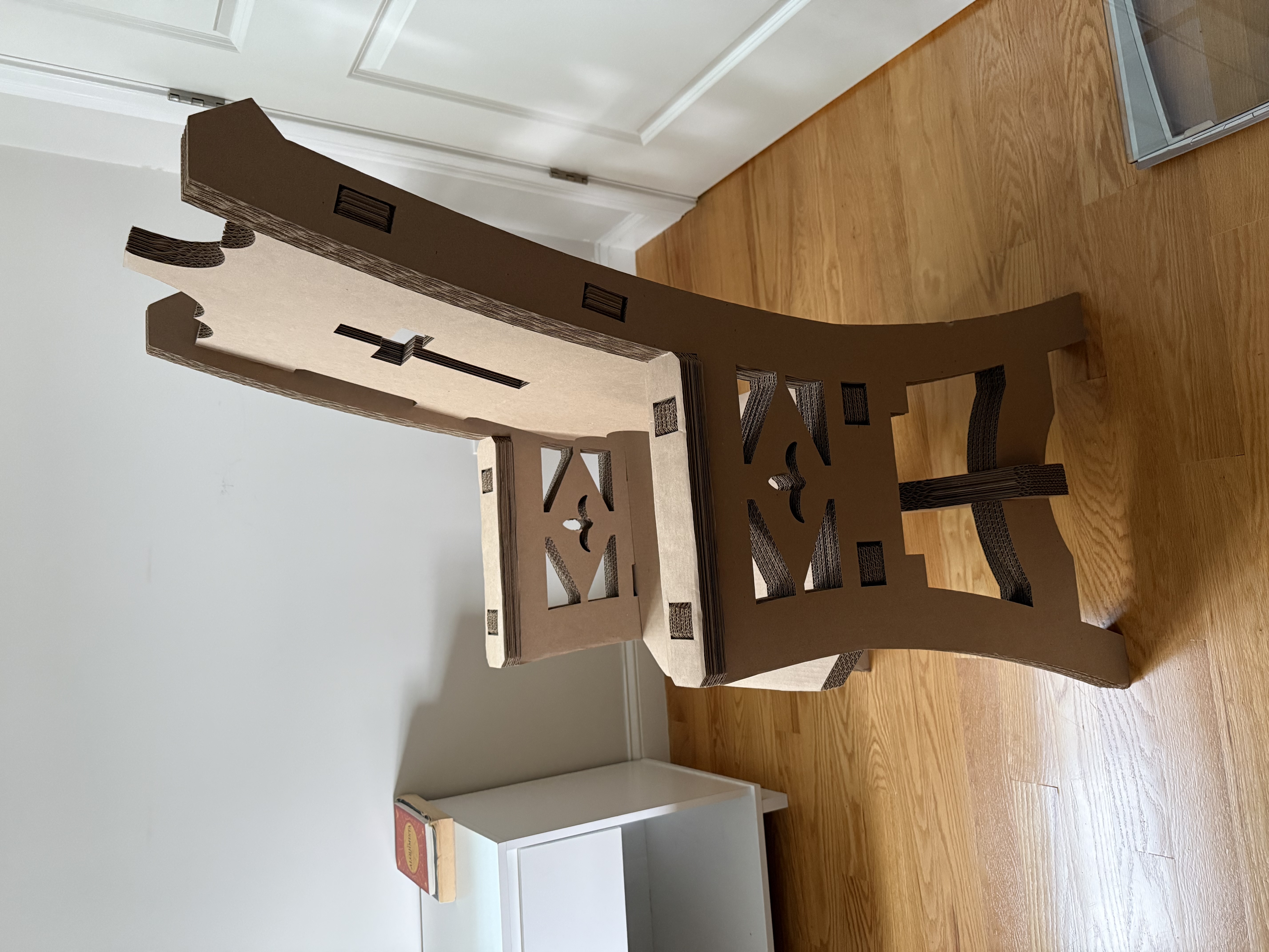 Cardboard Chair (Side View)