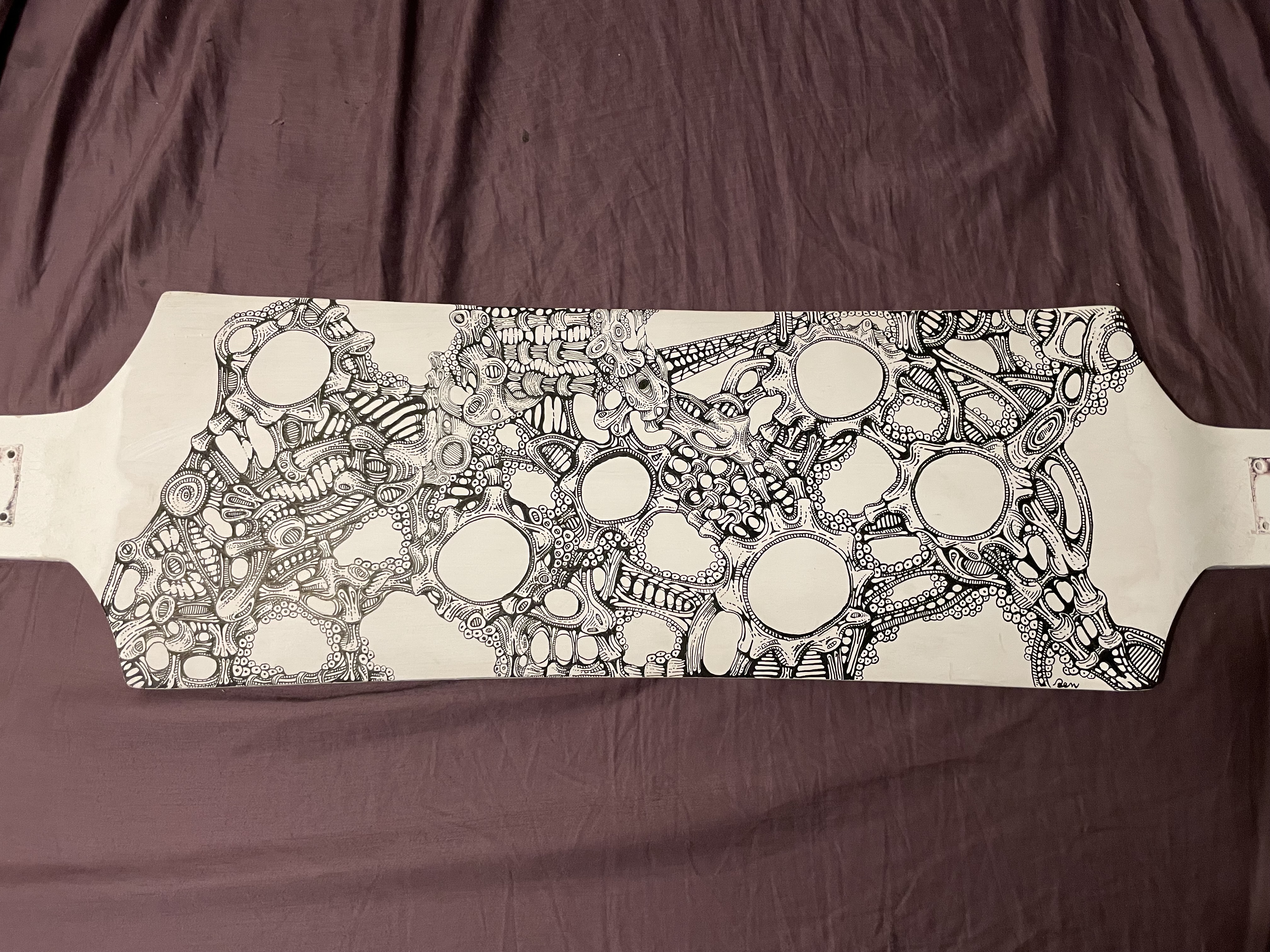 Painted Skateboard